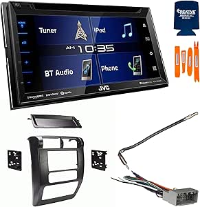 JVC KW-V350BT Multimedia Receiver Bundle Wrangler 2003-2006