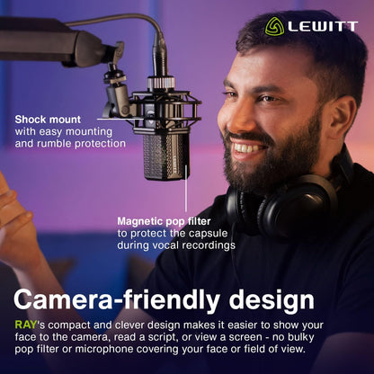 Lewitt RAY Microphone - Autofocus Condenser Mic