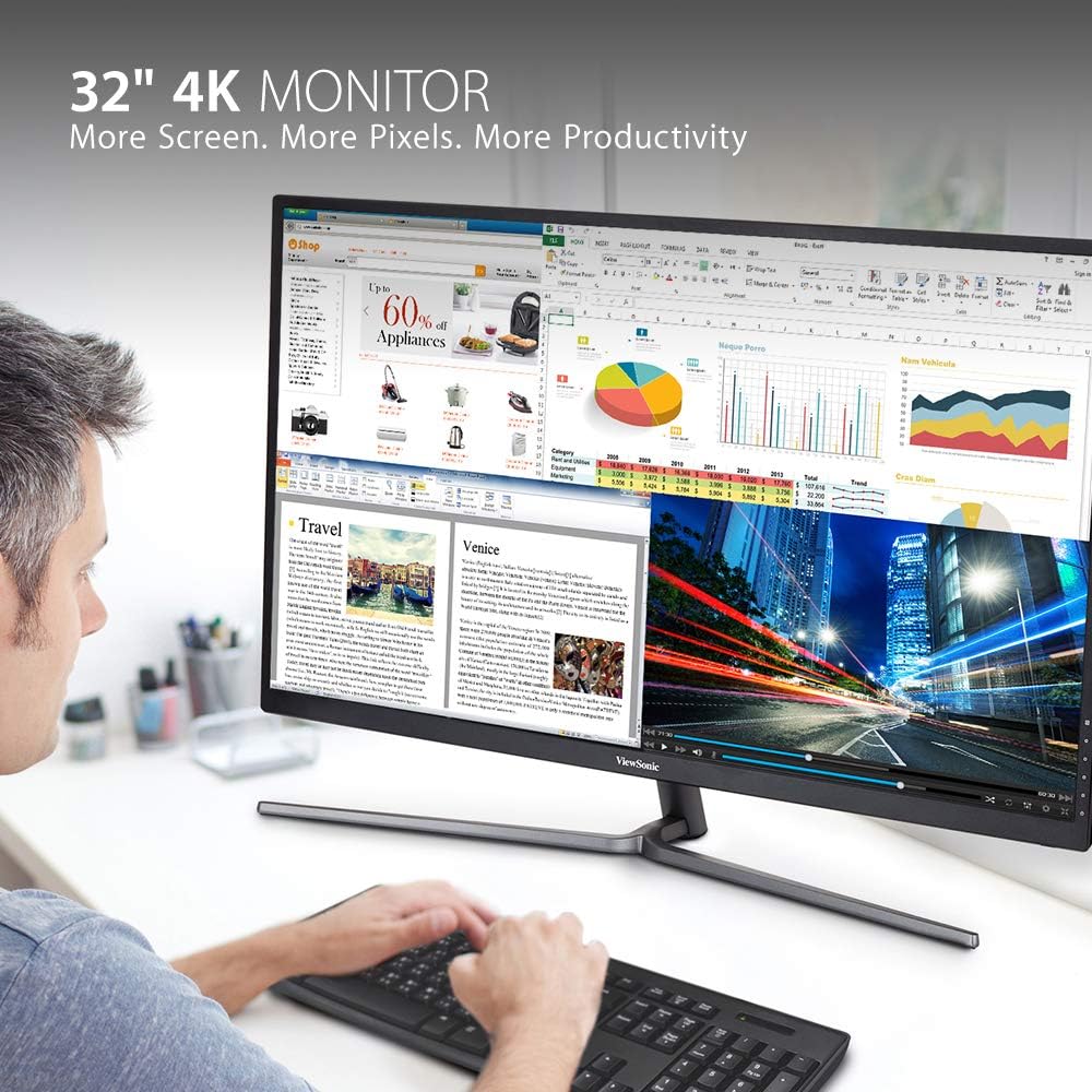 ViewSonic VX3211-4K-MHD 32" 4K UHD Monitor