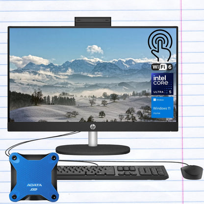 HP TPC-Q091 24" Ultra 5 AI All-in-One Desktop