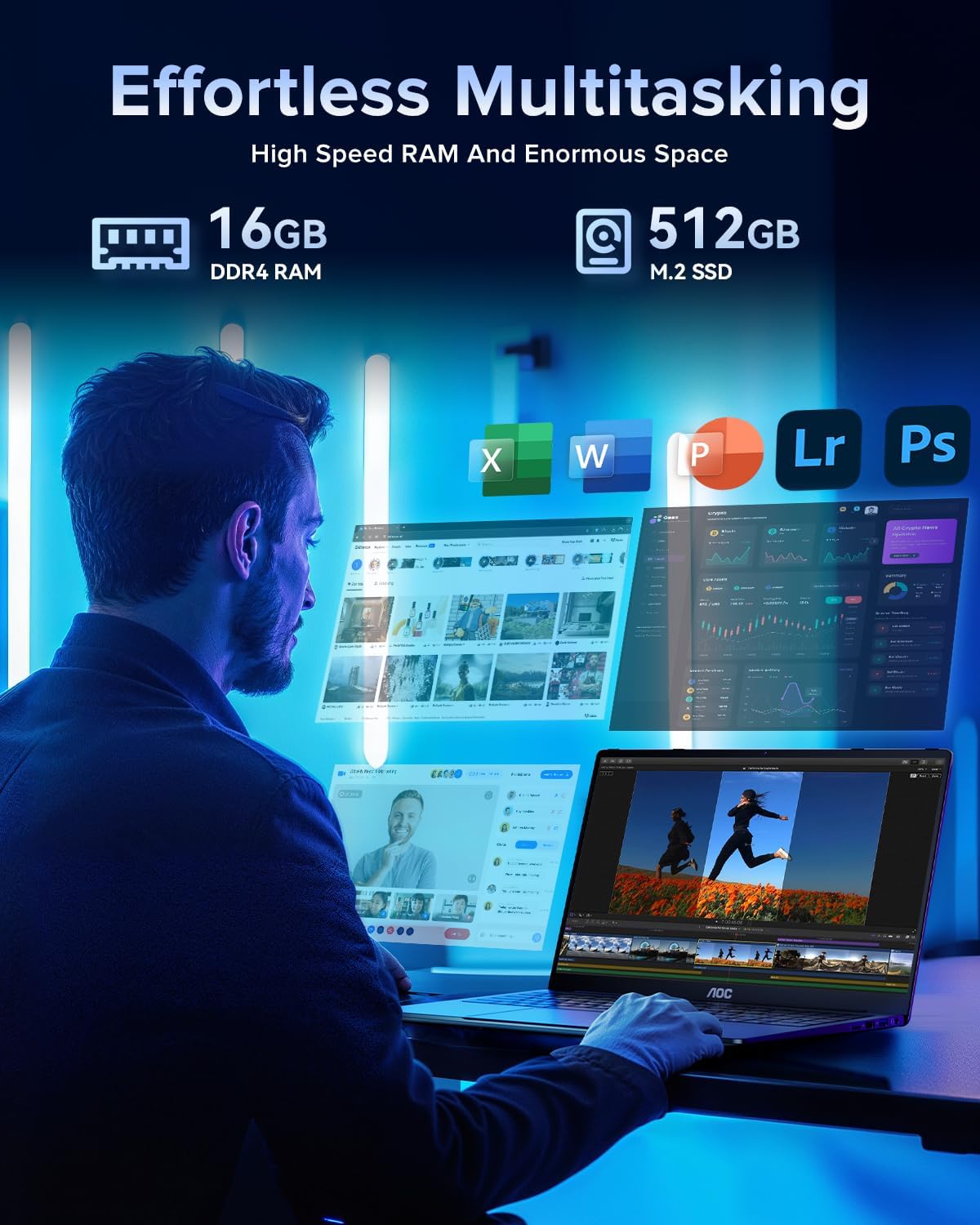 AOC AX15 15.6" FHD Gaming Laptop