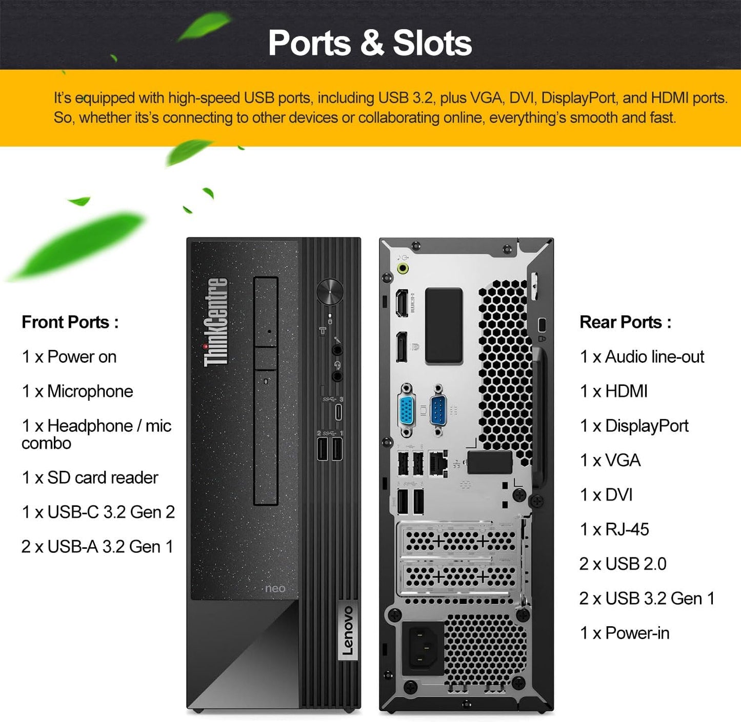 Lenovo ThinThinkCentre M75n i7-12700K 32GB 1TB SSD Win 11 Pro Mini PC