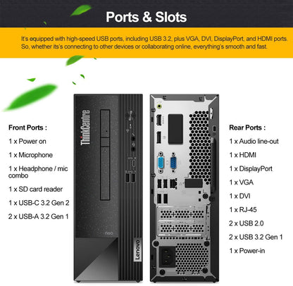 Lenovo ThinThinkCentre M75n i7-12700K 32GB 1TB SSD Win 11 Pro Mini PC