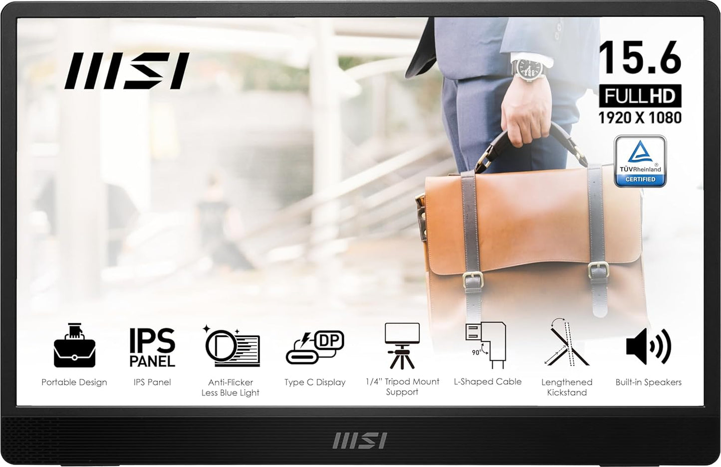MSI Pro MP161 E2 15.6" Portable Monitor