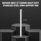 Neewer SR011 Heavy Duty 19mm Camera Support Rod 12-inch