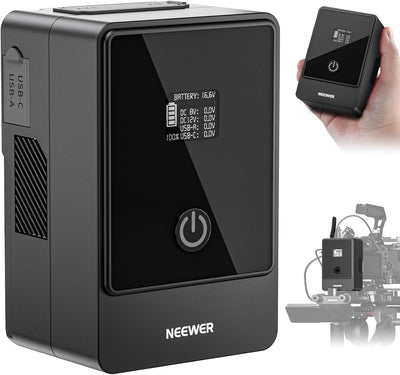 Neewer 10102759 Mini V Mount Battery - 99Wh PD65W