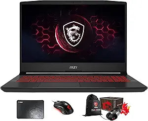 MSI PulseGL6612070-3814-226115 RTX 3060 Gaming Laptop Bundle