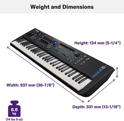 Yamaha MODX6+ 61-Key Synthesizer Workstation