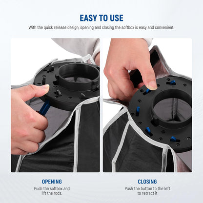 Neewer NS4P 50cm Octagonal Softbox with Grid