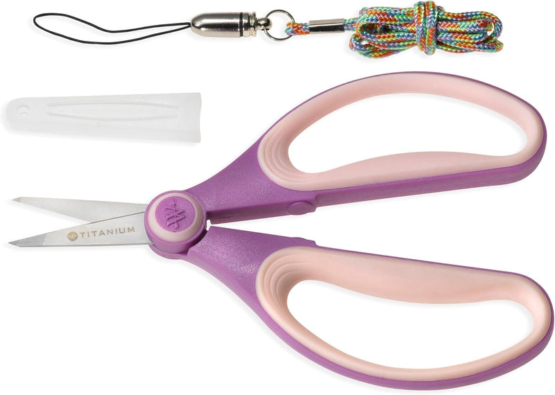 Westcott 15279 Titanium Precision 6-Inch Scissors - Violet — main product image