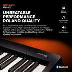 Roland FP-10-BK 88-Key Digital Piano with Bluetooth