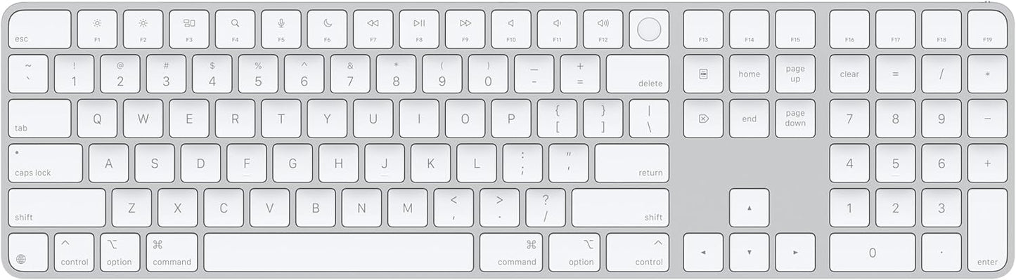 Apple MXK73LL/A Magic Keyboard Touch ID White Keys