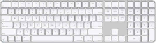 Apple MXK73LL/A Magic Keyboard Touch ID White Keys