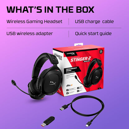 HyperX 676A2AA Cloud Stinger 2 Wireless Gaming Headset