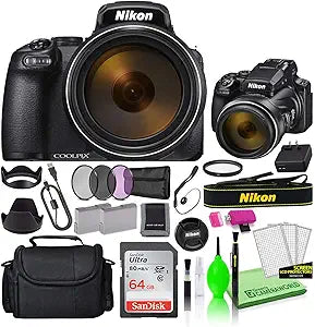 Nikon NIK26522GRMP2 COOLPIX P1000 Super Zoom Camera Bundle