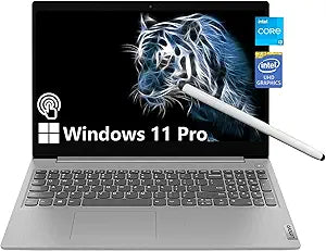 Lenovo IdeaPad 3i 15.6" HD Touchscreen Business Laptop - i3, 12GB RAM, 256GB SSD