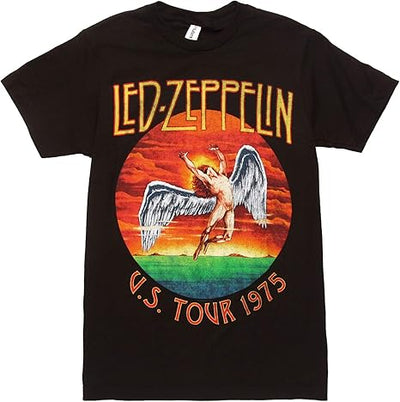 Sony Led Zeppelin 1975 Tour Men's Graphic T-Shirt