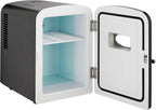 RCA RMIS129-BLACK Arctic Chef Mini Retro 6-Can Refrigerator