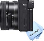 Sony alpha-a6400 Renewed Mirrorless Camera 16-50mm Lens Bundle
