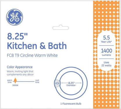 GE 11084 Circline T9 22-Watt Warm Light Bulb