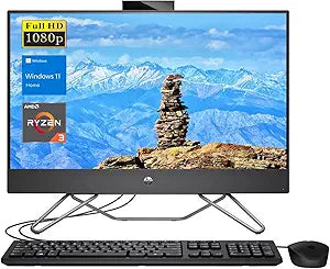 HP TPC-Q086 Essential 205 G8 Ryzen 3 All-in-One Desktop
