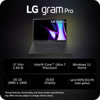 LG Ultra7 155H Gram Pro 16