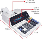Sharp EL1197PIII Two-Color Printing Desktop Calculator