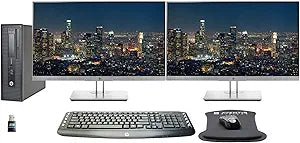 HP 800G11A EliteDesk 800 G1 SFF Desktop Dual Monitors Renewed