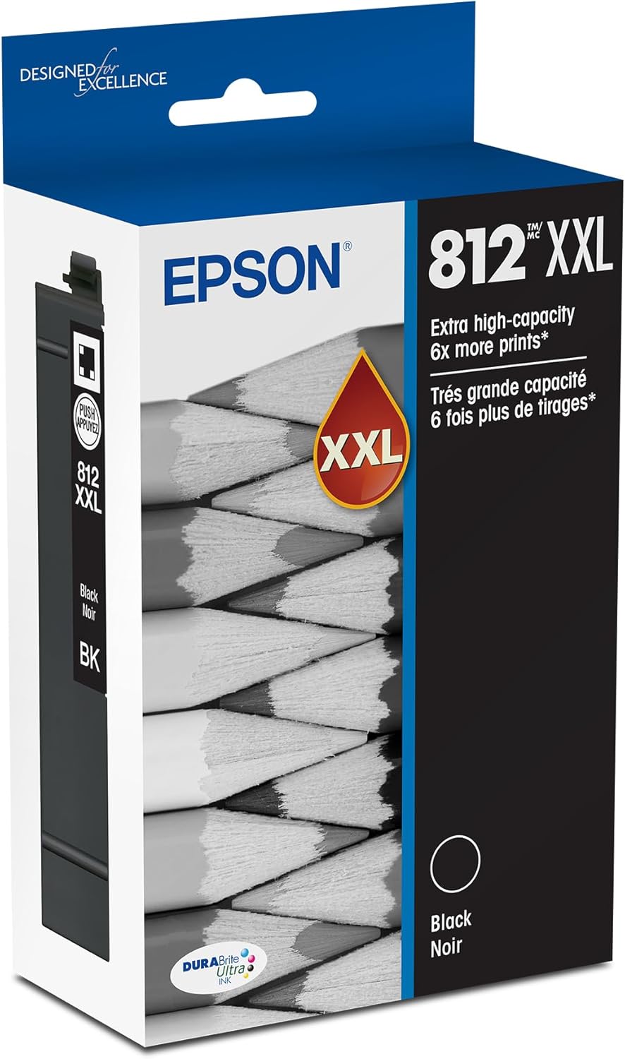 Epson T812XXL120-S 812 Black Extra High Capacity Ink