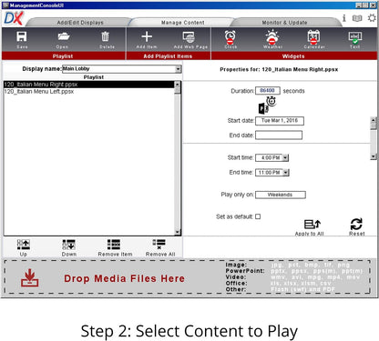 ViewSonic SW-081 DisplayIt! Xpress Signage Software