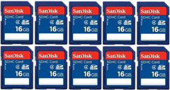SanDisk SDSDB-016G-B35 16GB SDHC Memory Card 10-Pack