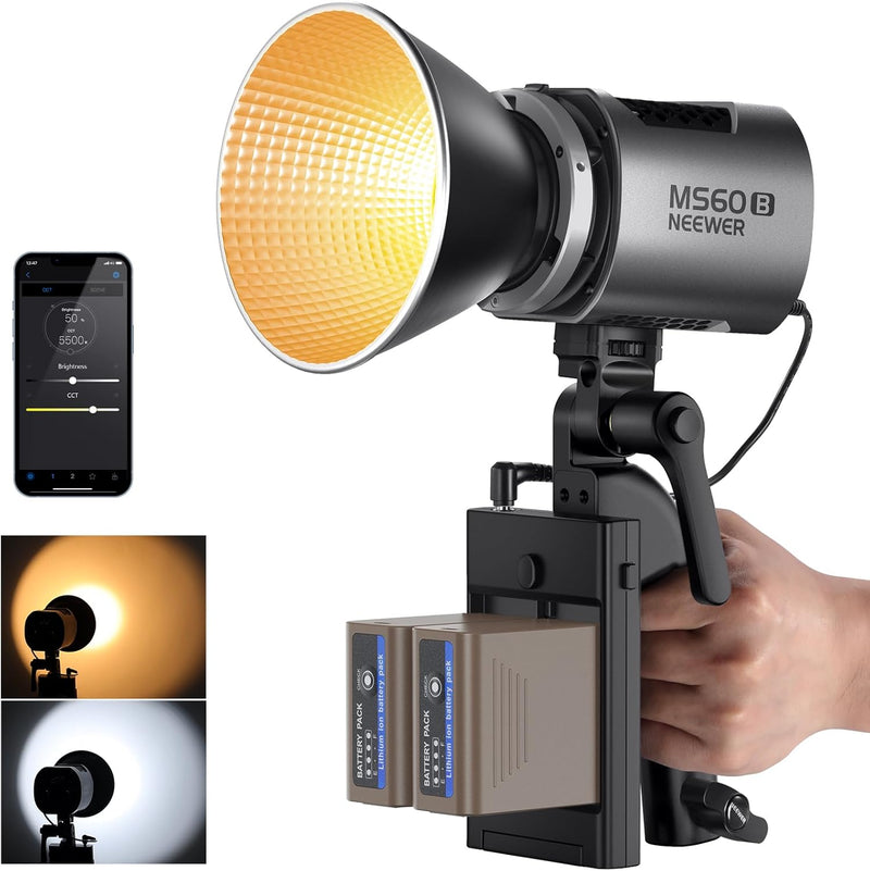 Neewer MS60B 65W LED Video Light Battery Kit — main product image