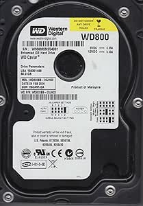 Western Digital WD800BB-00JHC0 80GB IDE Hard Drive — main product image