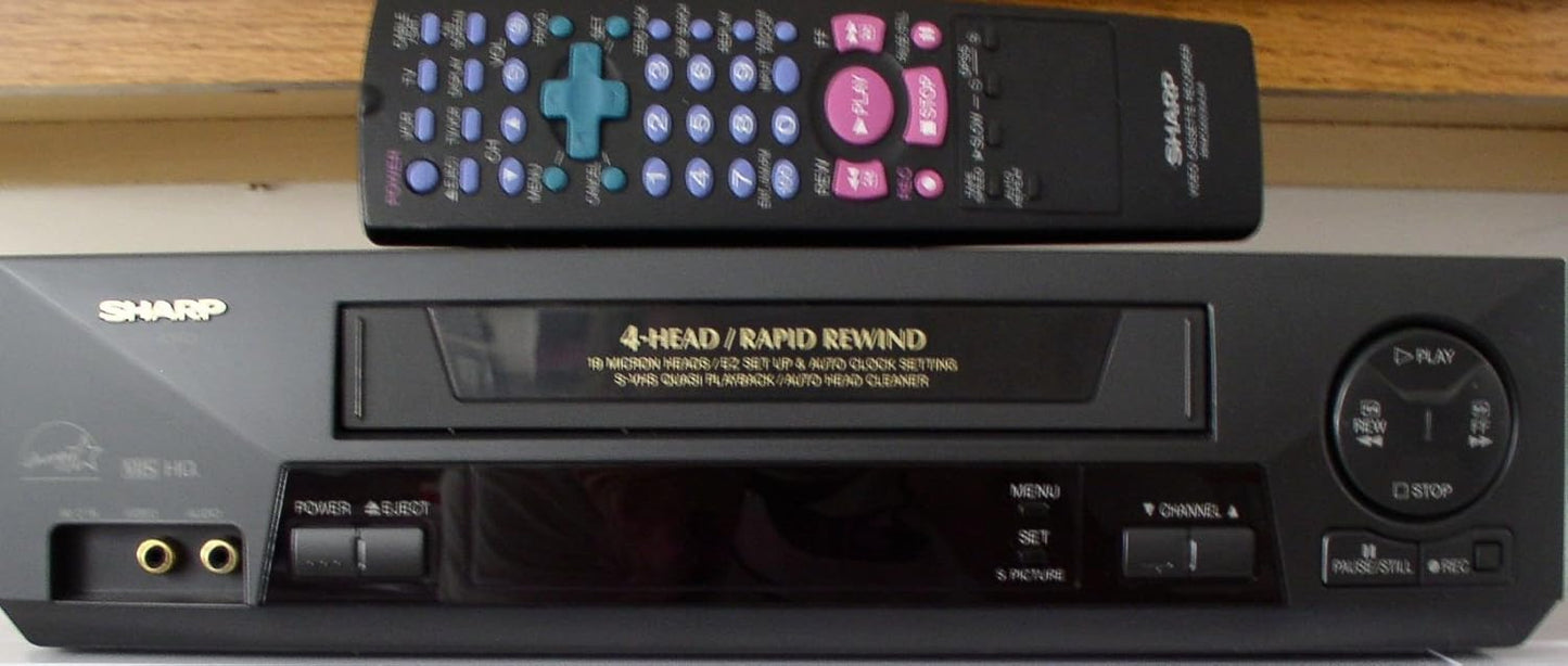 Sharp VC-A593U 4-Head VHS VCR Player