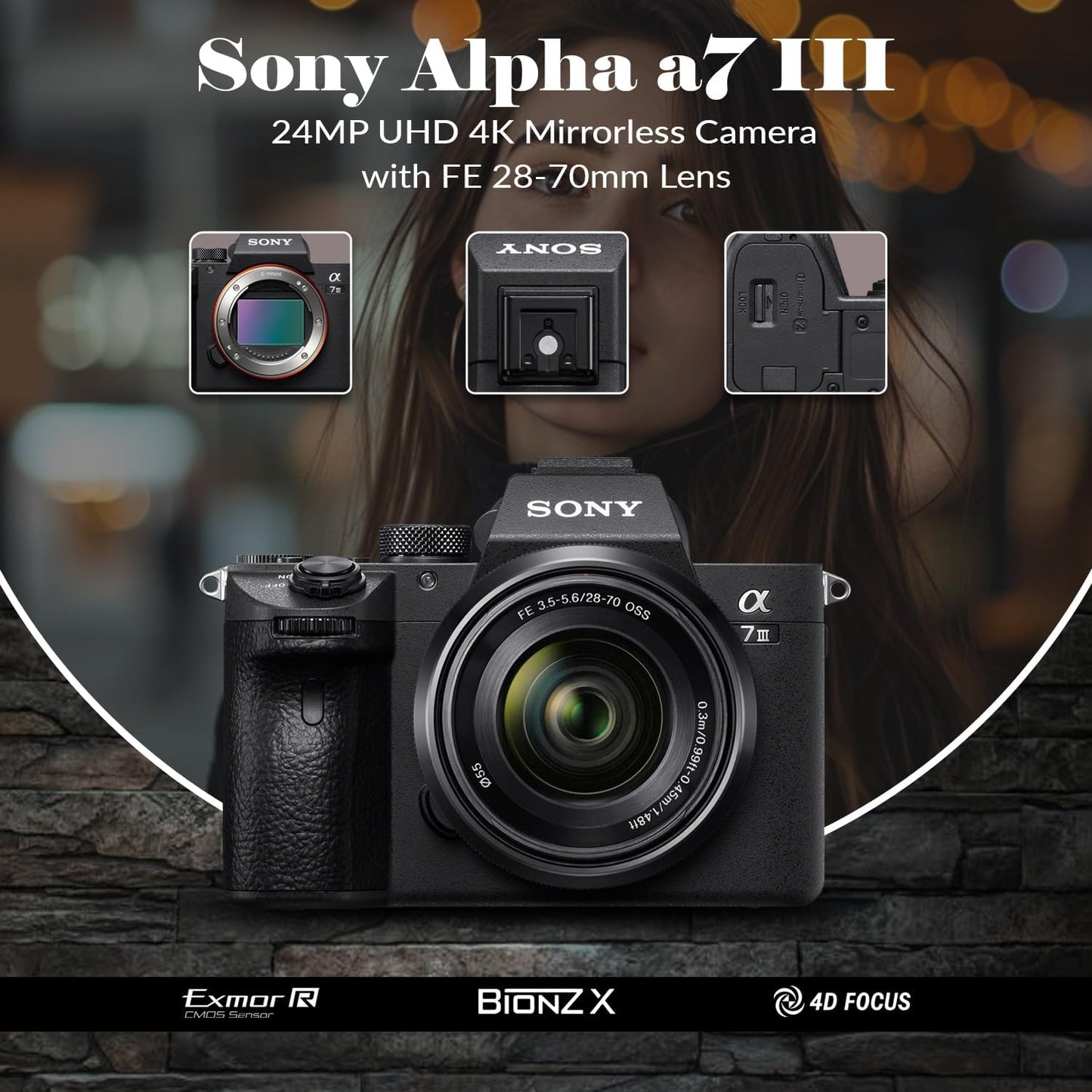 Sony Alpha a7 III Camera with 28-70mm Lens Kit
