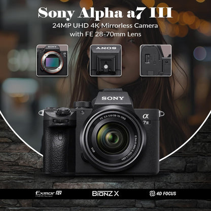 Sony Alpha a7 III Camera with 28-70mm Lens Kit