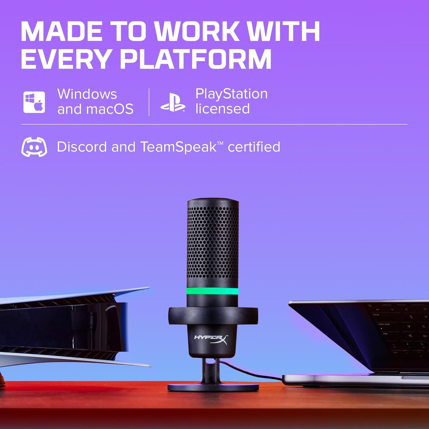 HyperX DuoCast RGB USB Condenser Microphone