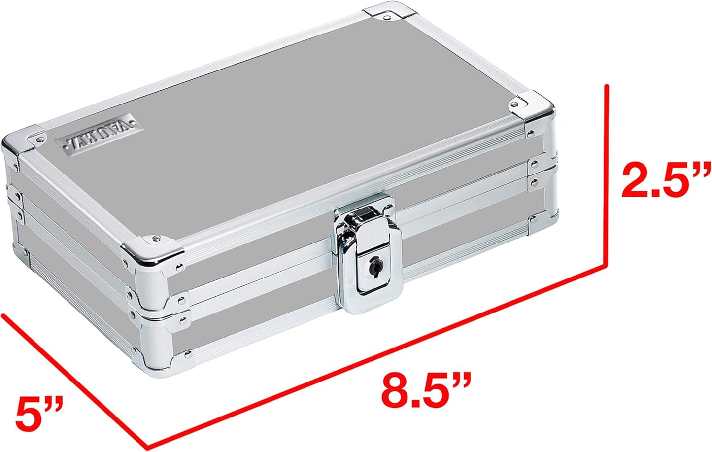 Vaultz VZ03708 Small Pink Bling Locking Supply Box