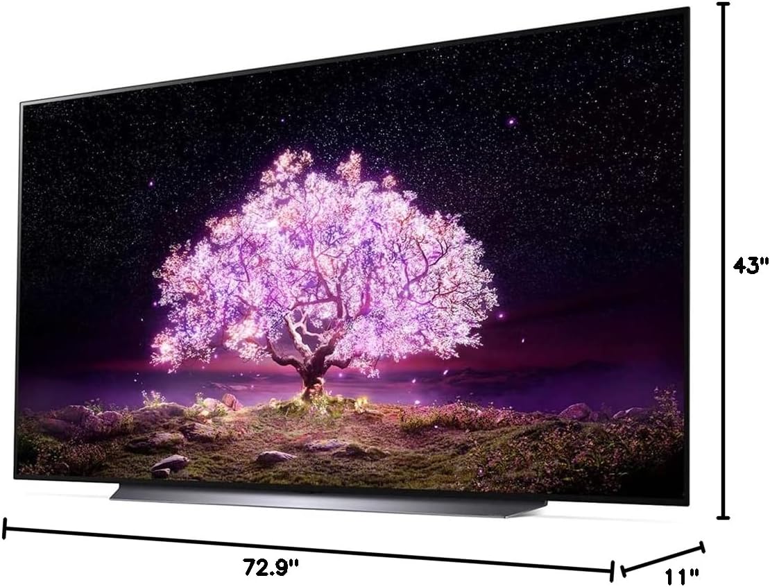 LG E54LGOLED83C1PUA 83" 4K OLED TV SP7Y Sound Bar Bundle