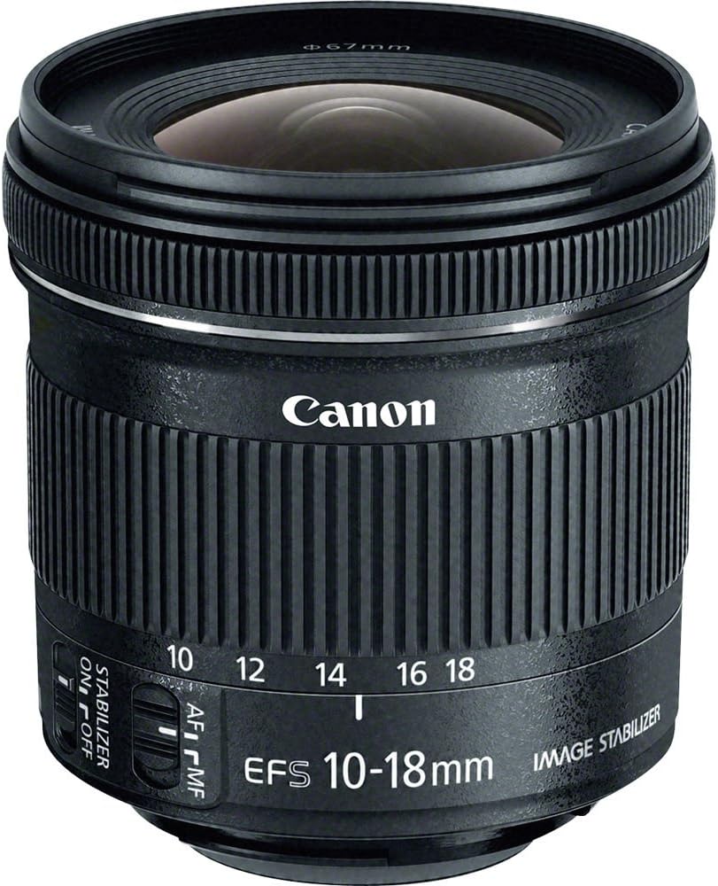 Canon EF-S 10-18mm STM Lens Bundle - Wide Angle, Filter Kit, More