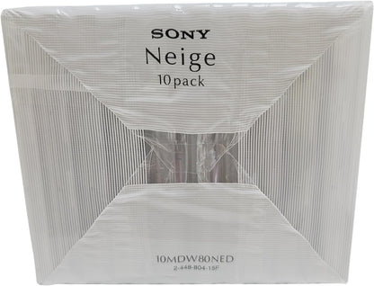 Sony 10MDW80NED 80-Minute MiniDisc 10-Pack