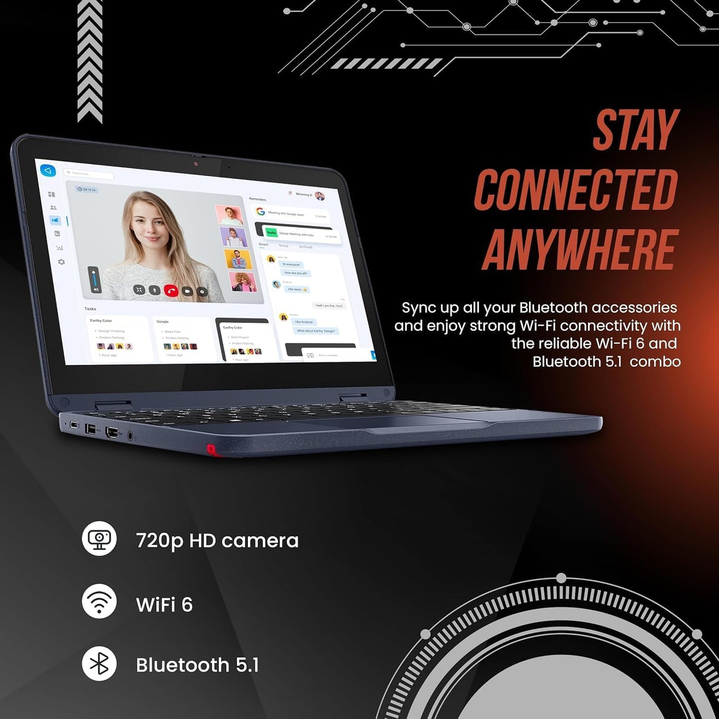 Lenovo 500w Gen 3 2-in-1 Student Laptop Ruggedized