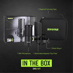 Shure SM4-K-KIT Studio Condenser XLR Microphone Kit