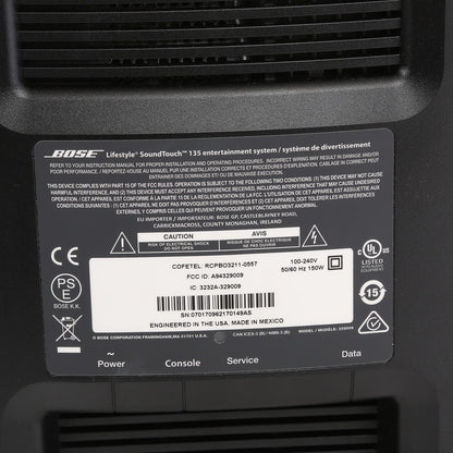 Bose 738518-1300 Lifestyle SoundTouch 135 - Home Entertainment System