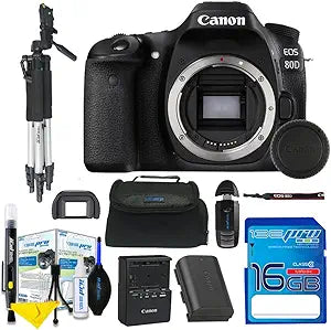 Canon CN80DPBK1 EOS 80D DSLR Camera Body Bundle