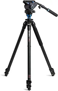 Benro A2573FS6 Video Tripod Kit Aluminum Flip Lock — main product image