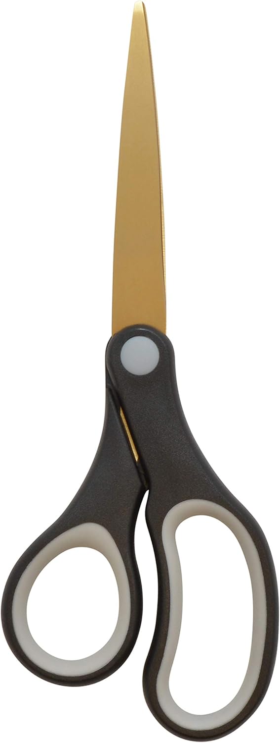 Westcott 55847 8-Inch Titanium Scissors Office Home (2 Pack)