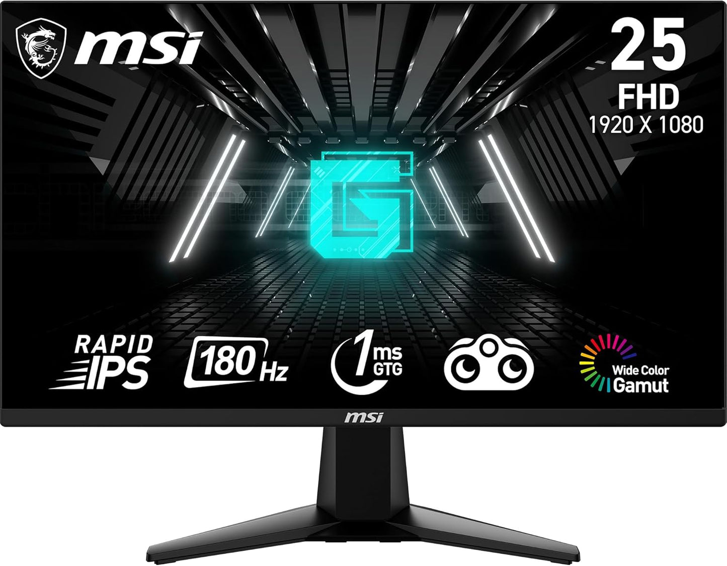 MSI G255F 25" 180Hz FHD Rapid IPS Gaming Monitor