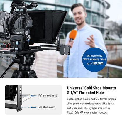Neewer 10101382 X17 Teleprompter with Remote