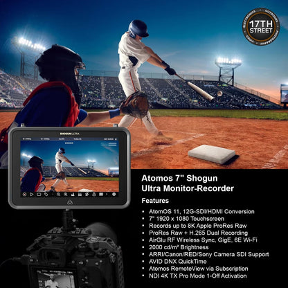 Atomos Shogun Ultra 8K HDR Monitor-Recorder Bundle